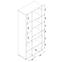 Vitrine Lionel Li07 eiche sonoma/weiß,3