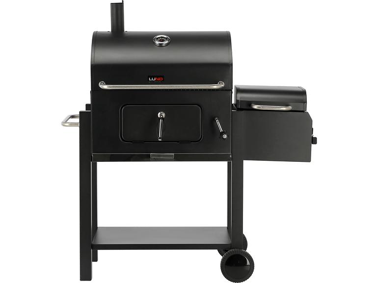 Holzkohlegrill mit Räucherkammer 99925