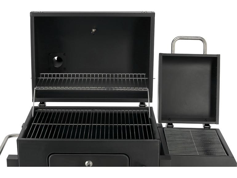 Holzkohlegrill mit Räucherkammer 99925