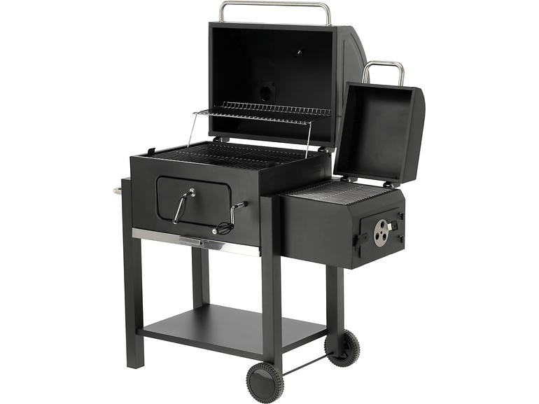 Holzkohlegrill mit Räucherkammer 99925
