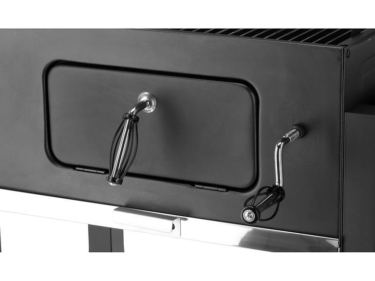 Holzkohlegrill mit Räucherkammer 99925