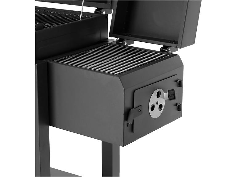Holzkohlegrill mit Räucherkammer 99925