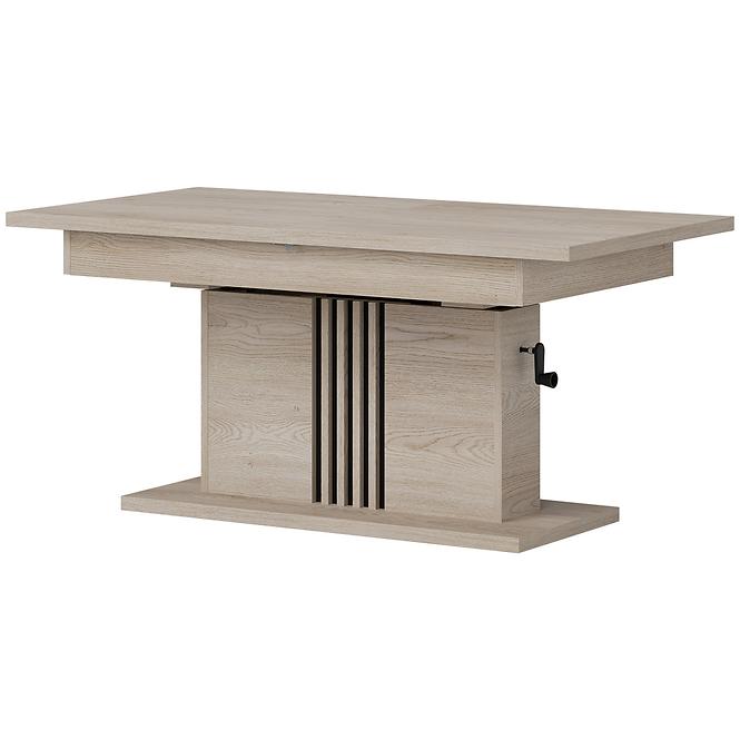 Klappbarer Couchtisch Mati La13 eiche cremona/schwarz