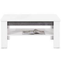 Couchtisch Brando B09 weiß/Beton