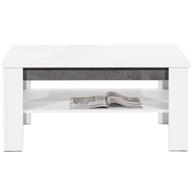 Couchtisch Brando B09 weiß/Beton