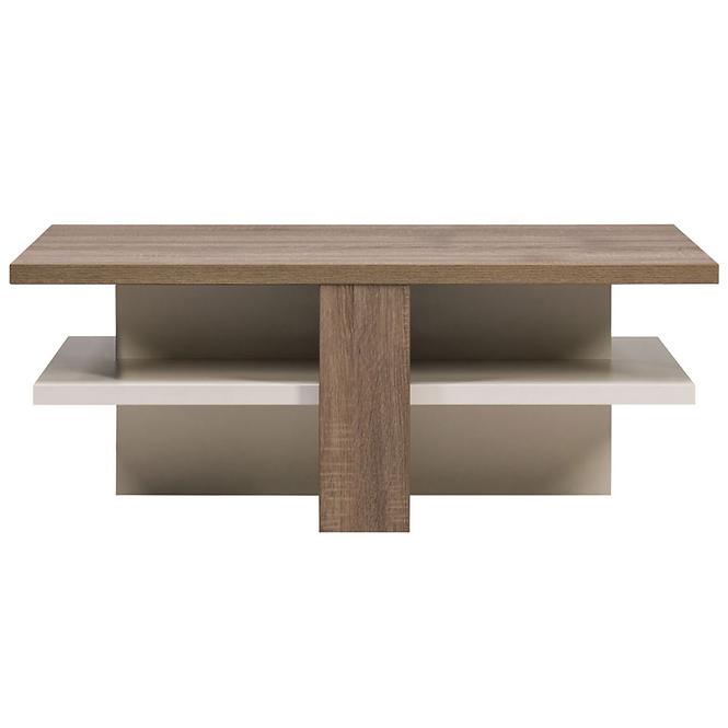 Couchtisch Lionel Li16 eiche sonoma/weiß