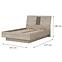 Bett 140 Sip Mati Mi18/140 eiche cremona/schwarz,2