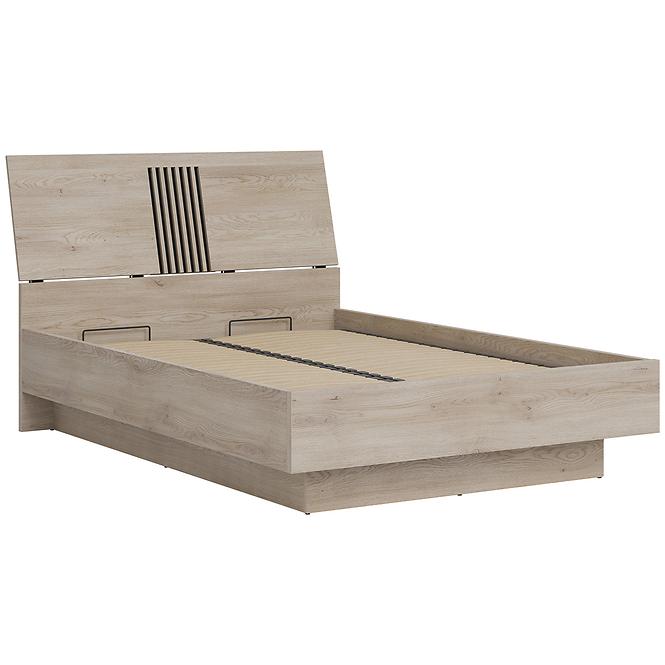 Bett 140 Sip Mati Mi18/140 eiche cremona/schwarz