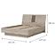 Bett 160 Sip Mati Mi18/160 eiche cremona/schwarz,2
