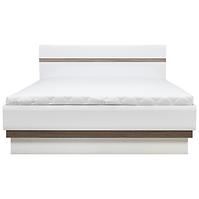 Bett Lionel Li12/140 eiche sonoma/weiß
