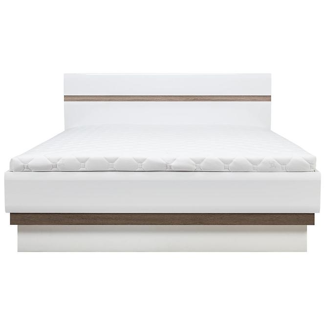 Bett Lionel Li12/140 eiche sonoma/weiß