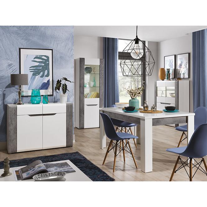 Brando Regal Lp B06 weiß/beton