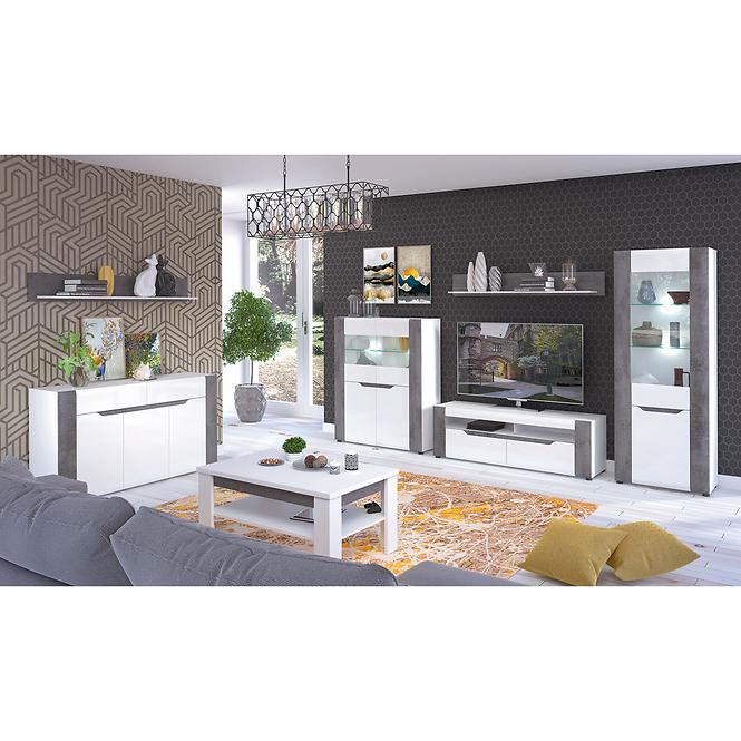 Brando Regal Lp B06 weiß/beton