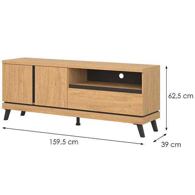 Tv Tisch Ate At01 Steineiche