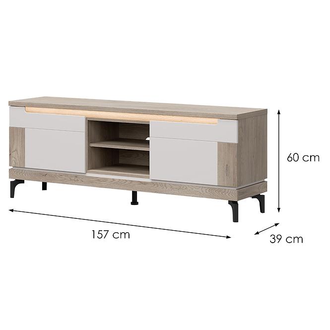 Tv Tisch Aston An01 eiche cremona/kaschmir