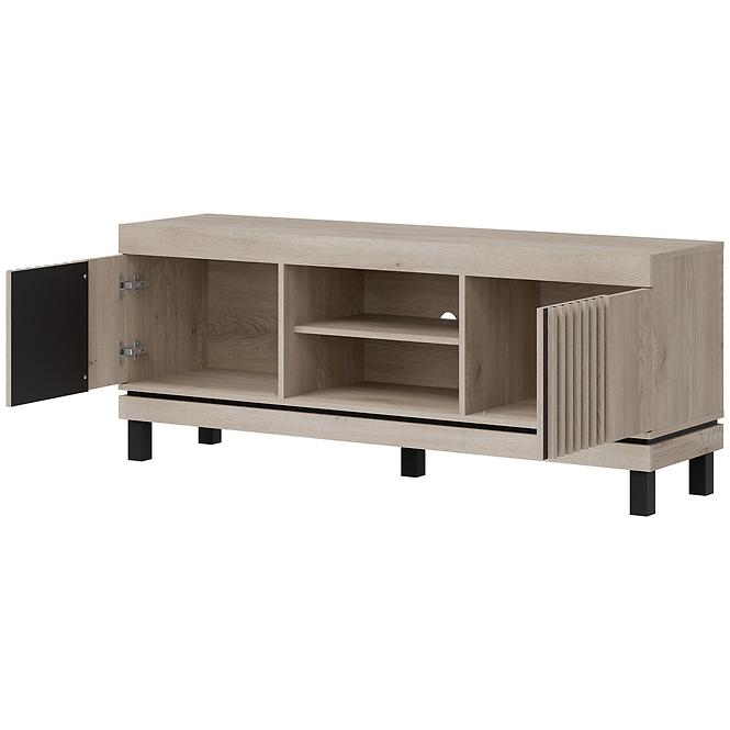 Tv Tisch Mati Mi01 eiche cremona/schwarz