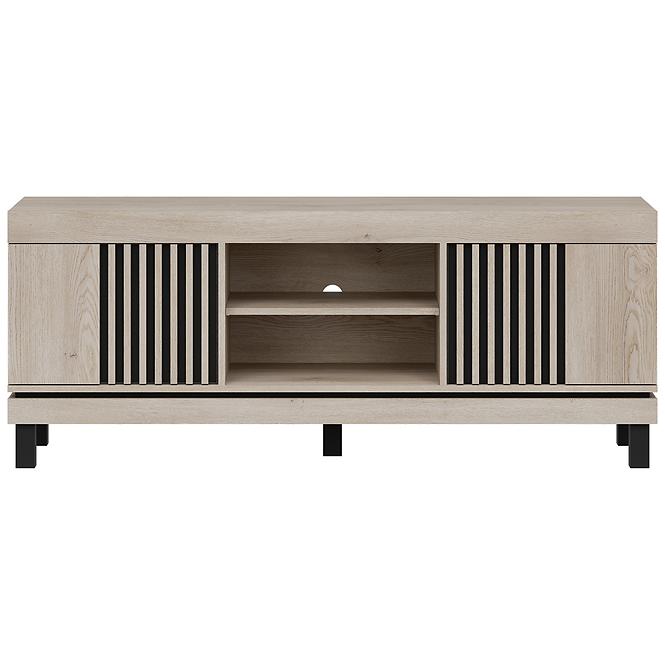 Tv Tisch Mati Mi01 eiche cremona/schwarz
