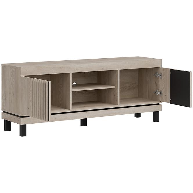 Tv Tisch Mati Mi01 eiche cremona/schwarz