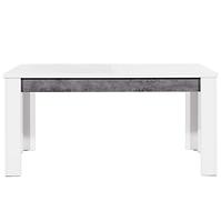 Tisch Brando B10 weiß/beton