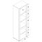 Schrank 2d Aris As10 eiche evoke/schwarz,2