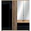 Schrank 4d Aris As11 eiche evoke/schwarz