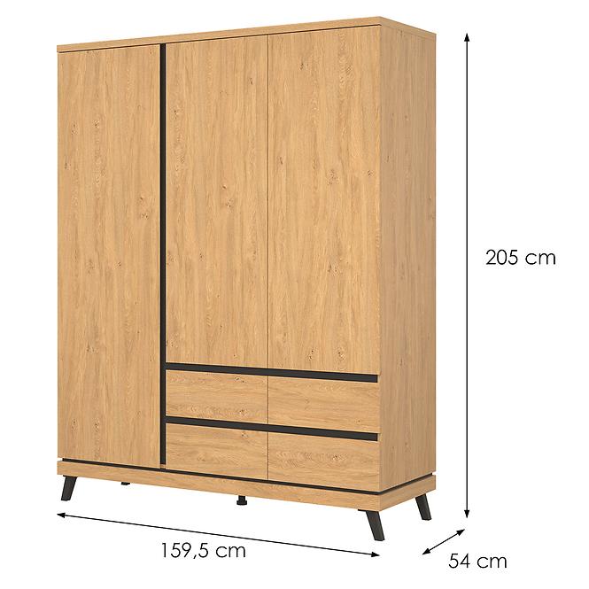 Schrank Ate At13 Steineiche