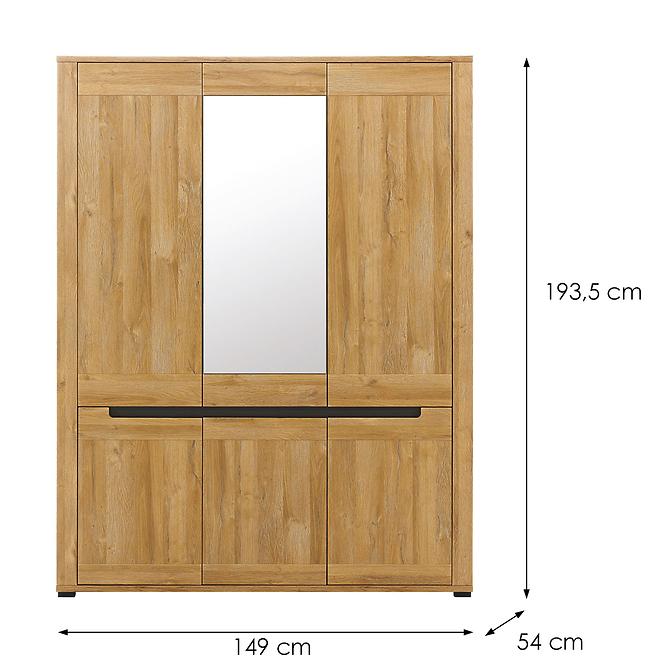 Schrank 3d York Y-8 eiche grandson