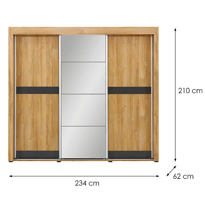 Schrank York Y-9 eiche grandson