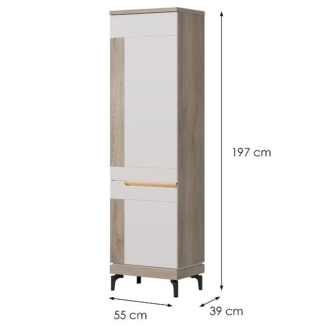 Schrank L Aston An09 eiche cremona/kaschmir