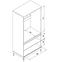 Schrank 2d Aston An11 eiche cremona/kaschmir,5