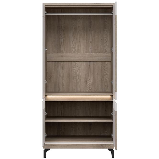 Schrank 2d Aston An11 eiche cremona/kaschmir