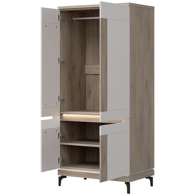 Schrank 2d Aston An11 eiche cremona/kaschmir