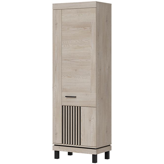 Schrank Mati Mi09 eiche cremona/schwarz