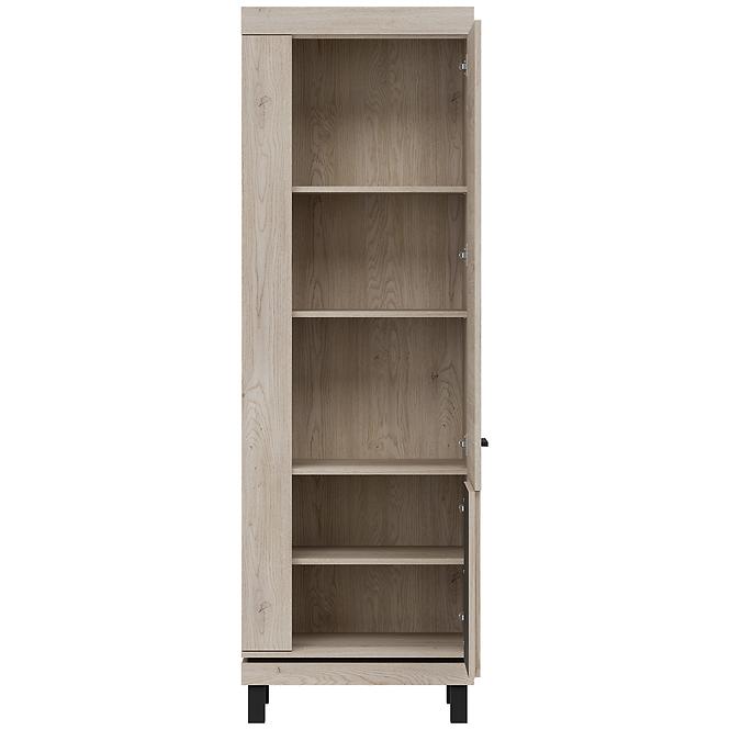 Schrank Mati Mi09 eiche cremona/schwarz