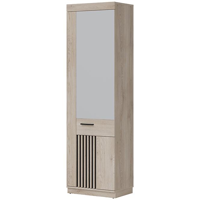 Schrank Mati Mi14 eiche cremona/schwarz