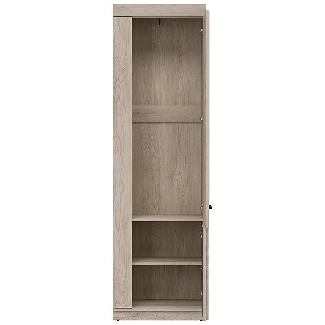 Schrank Mati Mi14 eiche cremona/schwarz