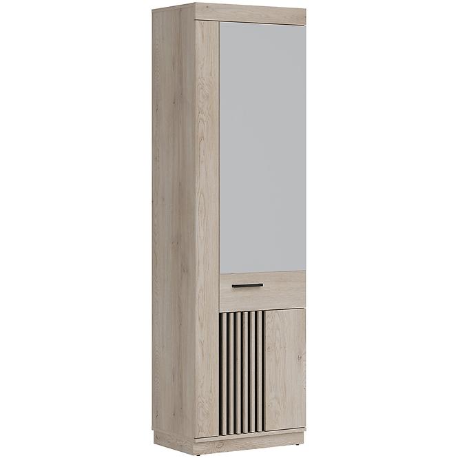 Schrank Mati Mi14 eiche cremona/schwarz