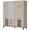 Schrank Mati Mi16 eiche cremona/schwarz