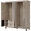 Schrank Mati Mi16 eiche cremona/schwarz,3