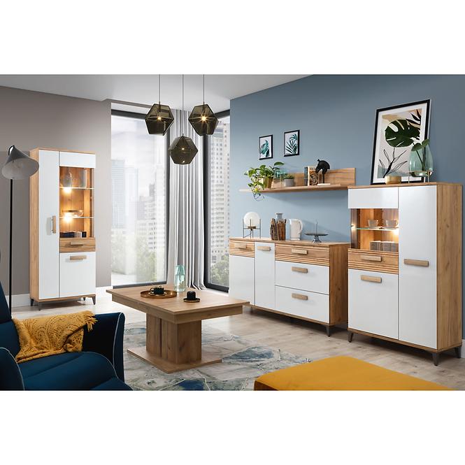 Schrank Snobi Sb11 eiche craft/Alpinweiß