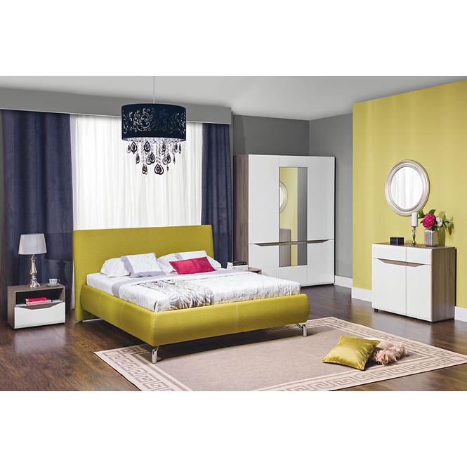 Schrank Lionel Li08 eiche sonoma/weiß