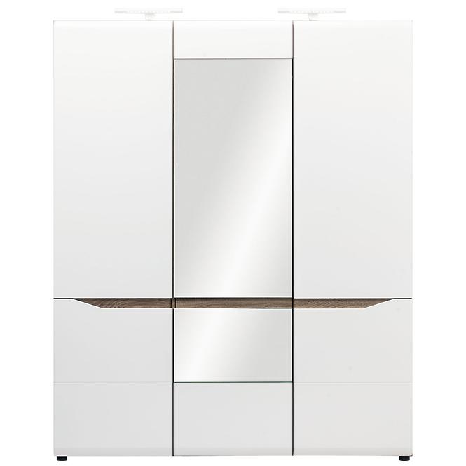 Schrank Lionel Li09 eiche sonoma/weiß