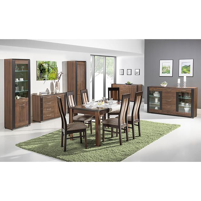 Nachttisch Naomi Na-14 nuss/wenge