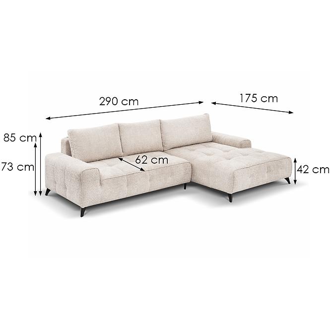 Ecksofa Atena 2R-LC P Astra 3