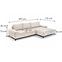 Ecksofa Atena 2R-LC P Astra 3,6