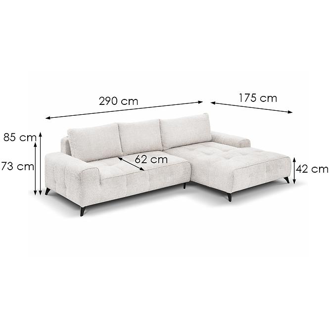 Ecksofa Atena 2R-LC P Astra 1