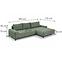 Ecksofa Atena 2R-LC P Astra 11,6
