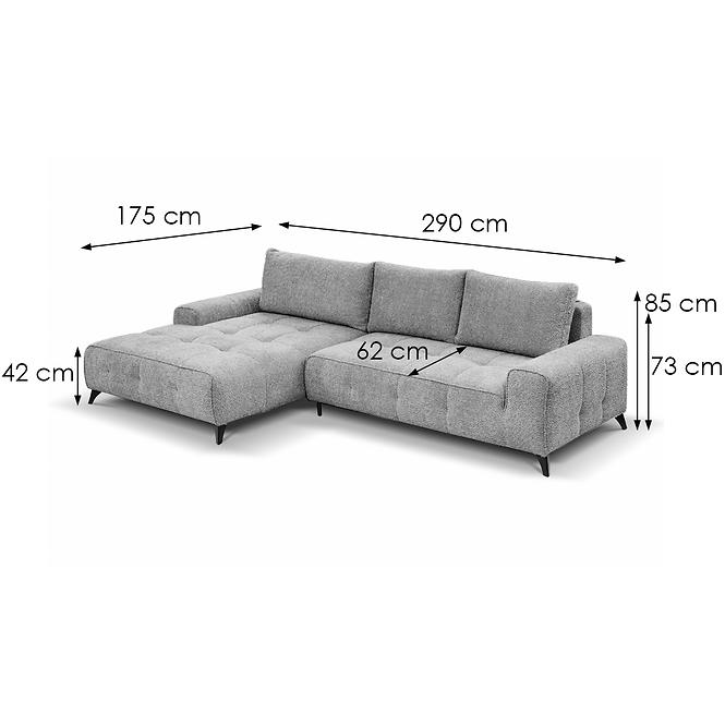 Ecksofa Atena LC-2R L Astra 18,6