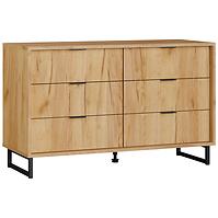 Kommode Konor 120 6s Eiche Craft Gold