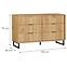 Kommode Konor 120 6s Eiche Craft Gold,2